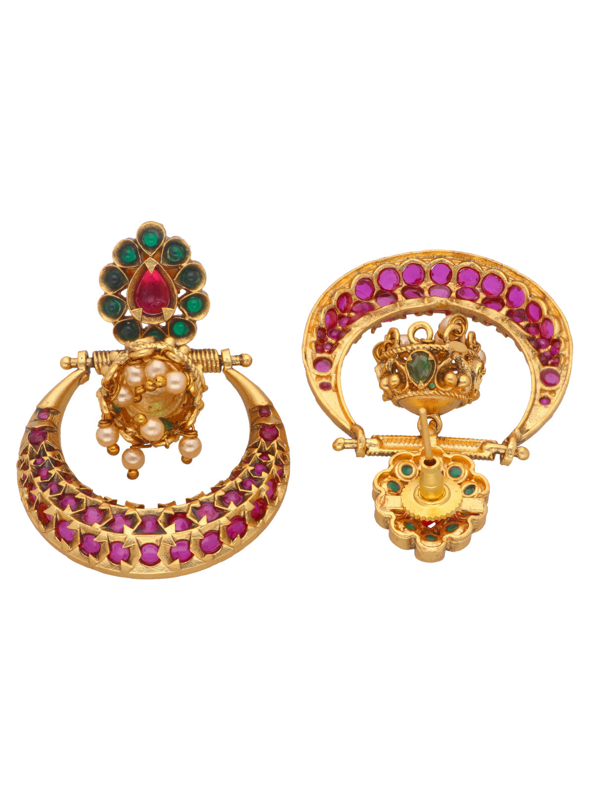 22k Gold Plated Gift Wedding Earrings Indian 3